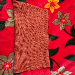 Red/orange infinity scarf